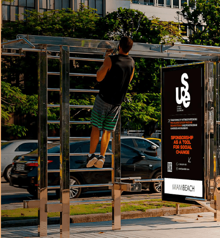 USE station deployed in a city street